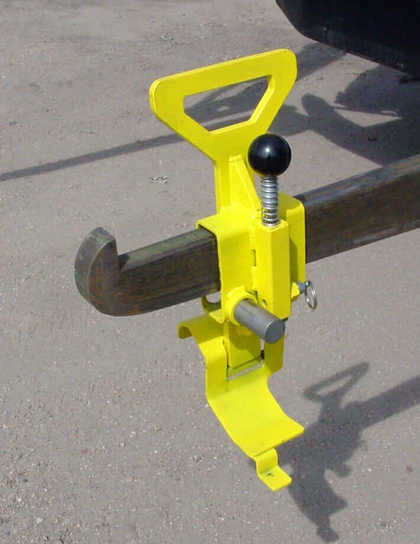 Trashlift on a Front Loader Fork